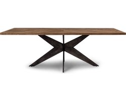 Riviera Maison Eettafel - Falcon Crest Dining Table - 230x100 cm - Zwart