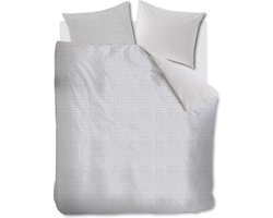 Riviera Maison Eleanor dekbedovertrek - Tweepersoons - 200x200/220 - Grijs