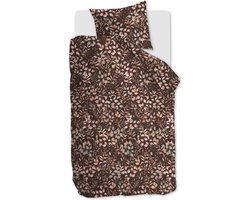 Riviera Maison Faded Fall dekbedovertrek - Eenpersoons - 140x200/220 - Bruin
