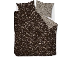Riviera Maison Fauxy Fur dekbedovertrek - Tweepersoons - 200x200/220 - Bruin
