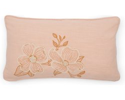 Riviera Maison Fleurs Pillow Cover - Soft Pink - 50.0 x 30.0