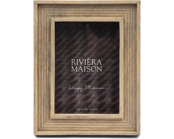 Riviera Maison Fotolijst, Rechthoek, Fotokader, houten lijstje - RM Spezia Photo Frame 13x18 - Bruin
