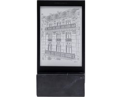 Riviera Maison Fotolijstje Zwart - Depsey Stone Photo Frame - 18x13 cm