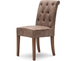 Riviera Maison Hampton Classic Dining chair - Camel - Eetkamerstoel