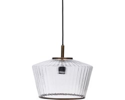 Riviera Maison Hanglamp - Nolana Glass Hanglampen Woonkamer Eetkamer - Transparant