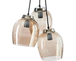 Riviera Maison Hanglamp - Rue De Temple Triple Hanglampen Eetkamer - Goud