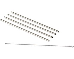 Riviera Maison Happy Straws Metal - Diverse Keuken- & Eetgerei - 4 pcs
