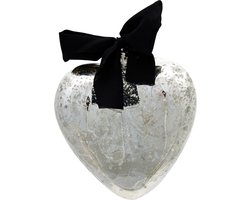 Riviera Maison Kerst Decoratie Zilver - Classic Decoration Heart