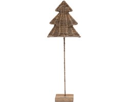 Riviera Maison Kerstboompje - Rustic Rattan Pretty Christmas Tree - Naturel - Maat L