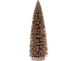 Riviera Maison Kerstversiering - Glittery Christmas Decoration Tree - Goud - Maat L