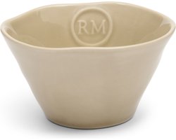 Riviera Maison Kom Rond Beige - Portofino Schaaltje maat XS, Ontbijt, hapjes, snacks - Steengoed