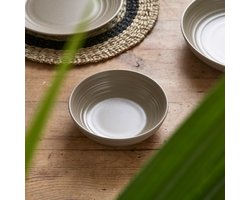 Riviera Maison Kom - Urban Outdoor Bowl S - Zand Bruin - 1 stuks