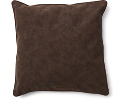 Riviera Maison Kussenhoes vierkant Bruin - Barolo Sierkussen 50x50, Sierkussenhoes - Polyester