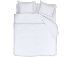 Rivièra Maison Leandro dekbedovertrek - Lits-Jumeaux - 240 x 200/220 cm - Zand