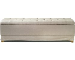 Riviera Maison Opbergbank - 160x40 - The Club Bench Opbergbankje - Naturel