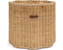 Riviera Maison Opbergmand bloem Bruin - Blossom Mand, Organizer - Rattan - (ØxH) 35x30