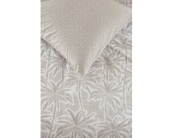 Rivièra Maison Palm Paradise dekbedovertrek - Eenpersoons - 140 x 200/220 cm - Zand