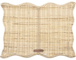 Riviera Maison Placemat riet en organische vormen - Benoa Tafeldecoratie eetkamer, keuken
