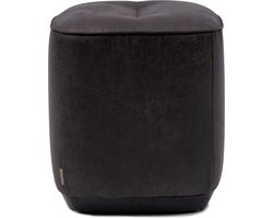 Riviera Maison Poef - Kim Stool - Bruin