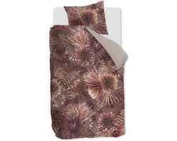 Rivièra Maison - Protea dekbedovertrek - Eenpersoons - 140x200/220 cm - Steenrood