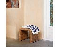 Rivièra Maison - Rattan Kruk Santos, Natuurlijk, 100% Rattan