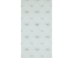 Rivièra Maison R.M Anvers Linen Button Ice Blue - Behang - 1 m x 53 cm - IJsblauw