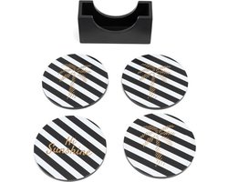 Riviera Maison RM Festival Coasters 4 pieces set van 2