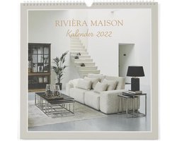 Riviera Maison RM Kalender NL 2022 - Papier - Zwart - 35.0x36.0x1.0 cm