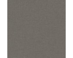 Riviera Maison RM Wallpaper Anvers Linen dark grey - Vinyl, Non-Woven Backing - Donkergrijs - 9.2x53.5x8.3 cm