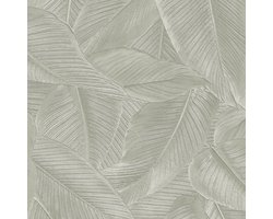 Riviera Maison RM Wallpaper Ubud green - Vinyl, Non-Woven Backing - Groen - 9.2x53.5x8.3 cm