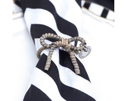 Riviera Maison - RR Lovely Bow Napkin Ring - servetring - riet