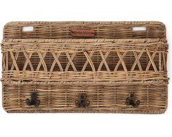 Riviera Maison Rustic Rattan Hold My Keys Sleutelkast - Rattan Pitriet - Bruin