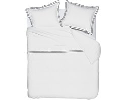 Rivièra Maison - Salute dekbedovertrek - Tweepersoons - 200x200/220 cm - Wit