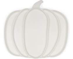 Riviera Maison Schaal Wit - Pumpkin Serveerbord Pompoen - Porselein - (LxBxH) 33,5x25x2
