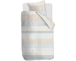 Riviera Maison Soft Tiles Dekbedovertrek - Lits-jumeaux - 260x200/220 cm - Soft Pink