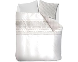 Riviera Maison Syros dekbedovertrek - Eenpersoons - 140x200/220 - Zand