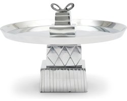 Riviera Maison Taartplateau - Lovely Present Cake Stand - Zilver
