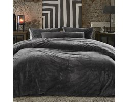 Riviera Maison Tendre dekbedovertrek - Lits-Jumeaux - 240x200/220 - Grijs