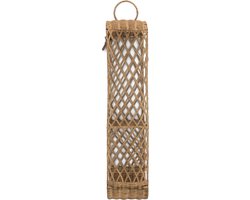 Riviera Maison Toiletrolhouder - Rustic Rattan Hanging Toilet Roll Holder - Naturel