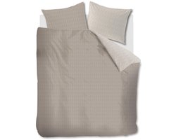 Riviera Maison Twisted dekbedovertrek - Eenpersoons - 140x200/220 - Zand
