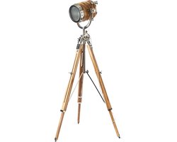 Riviera Maison Vloerlamp - Hollywood Studio Floor Lamp L - Bruin
