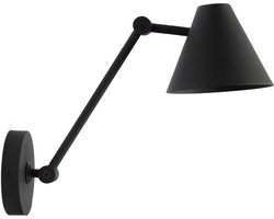 Riviera Maison Wandlamp Binnen - RM Metal Wall Lamp - Zwart