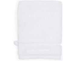 Riviera Maison washandje Katoen, geribbeld, badkamer - 1 stuk, badtextiel - RM Hotel Washcloth - Wit - Katoen