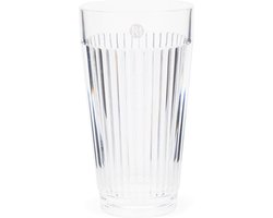 Riviera Maison Waterglas kunststof transparant longdrink glas 15 cm hoog - Capri herbruikbaar drinkglas