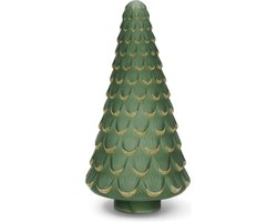 Riviera Maison Winter Wonderland Christmas Tree L - Glas - Green - 17.0x17.0x32.0 cm
