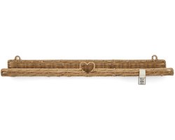 Riviera Maison With Love Rattan Wandplankje - Woondecoratie - 60cm
