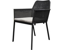Rivola dining tuinstoel aluminium antraciet