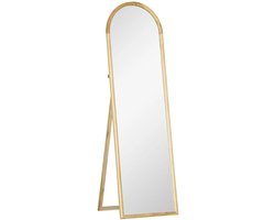 RM Store® - Houten Spiegel - Staande Spiegel - Full Body - Woonkamer - Slaapkamer - Natuurlijk Hout - 46 x 43 x 150 cm.