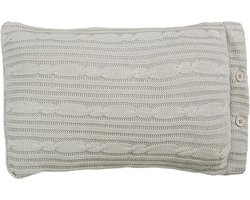 RM Winter Knit cushion Grey 30x50