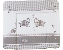 Roba Aankleedkussen Jumbotwins 85 X 75 Cm Polykatoen Grijs